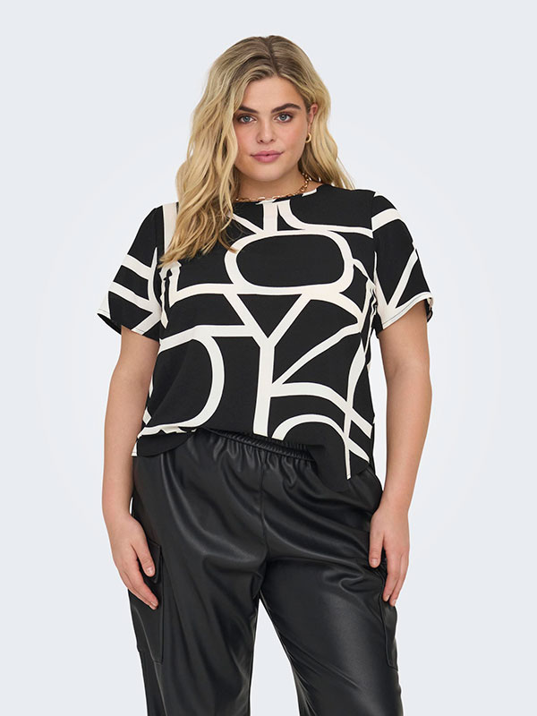 CARVICA - Plus Size Bluse fra Only Carmakoma