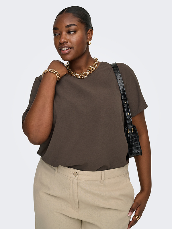 CARVICA - Plus Size Bluse fra Only Carmakoma