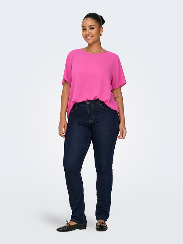 CARVICA - Plus Size Bluse fra Only Carmakoma