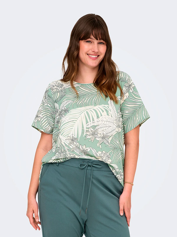 CARVICA - Plus Size Bluse fra Only Carmakoma