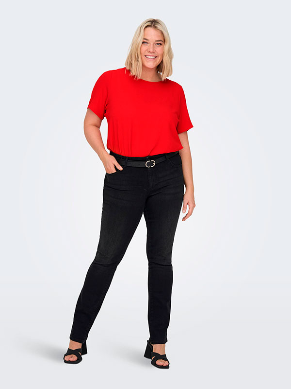 CARVICA - Plus Size Bluse fra Only Carmakoma