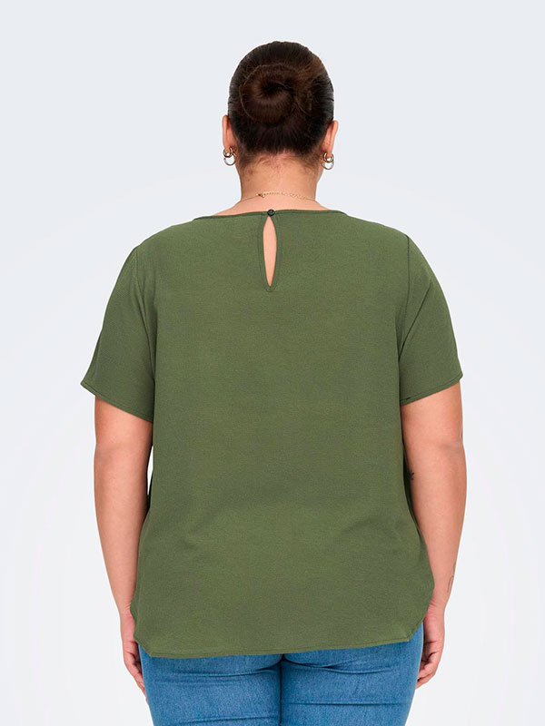 CARVICA - Plus Size Bluse fra Only Carmakoma
