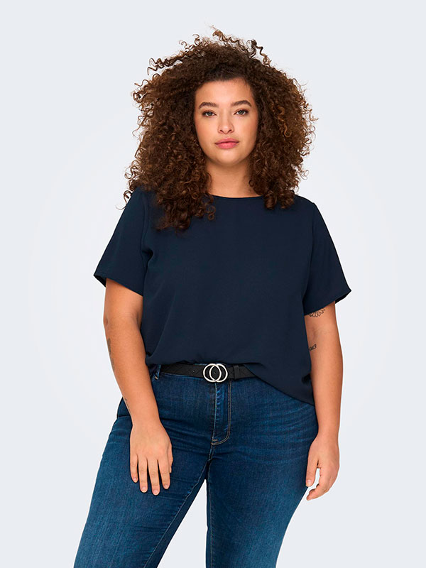 CARVICA - Plus Size Bluse fra Only Carmakoma