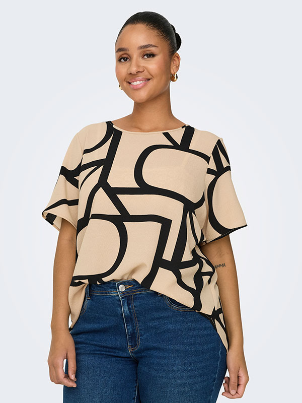 CARVICA - Plus Size T-shirt fra Only Carmakoma