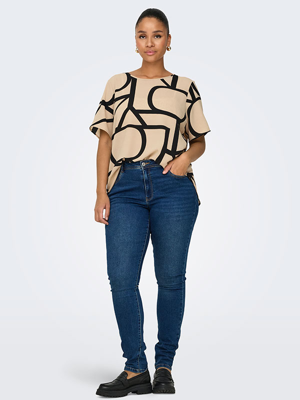 CARVICA - Plus Size T-shirt fra Only Carmakoma