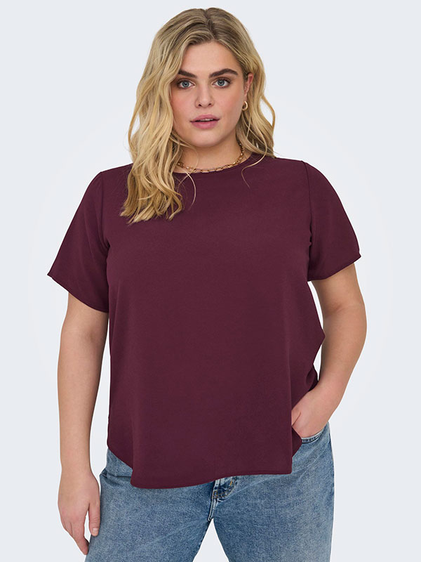 CARVICA - Plus Size Bluse fra Only Carmakoma