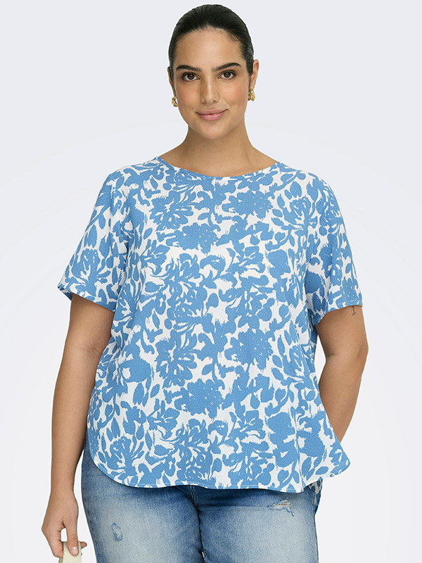 CARVICA - Plus Size Bluse fra Only Carmakoma