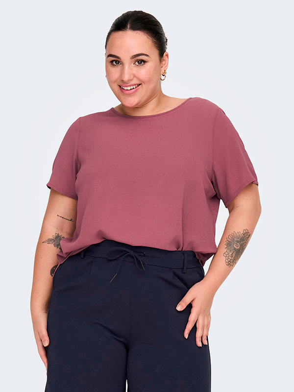 CARVICA - Plus Size Bluse fra Only Carmakoma