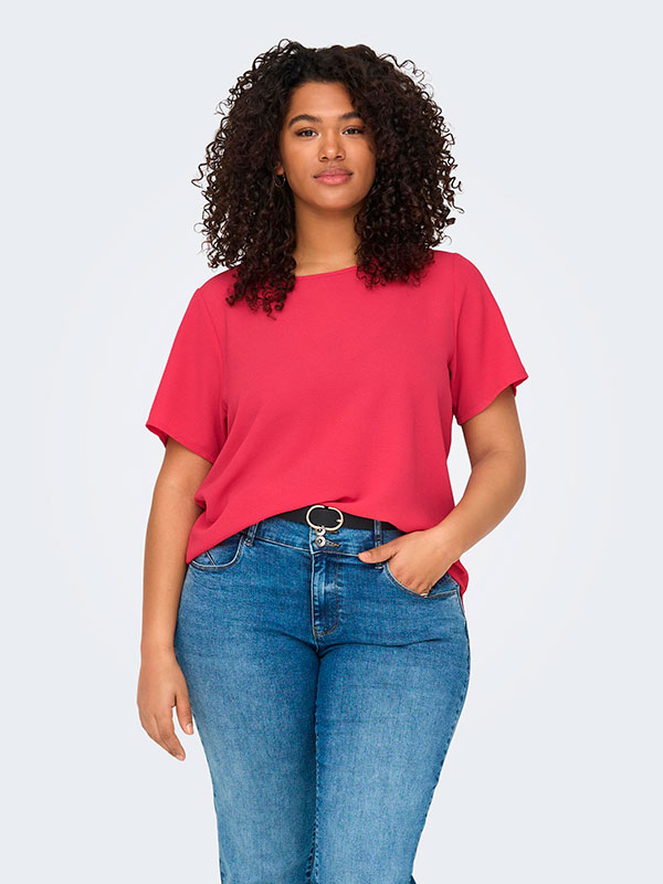 CARVICA - Plus Size Bluse fra Only Carmakoma