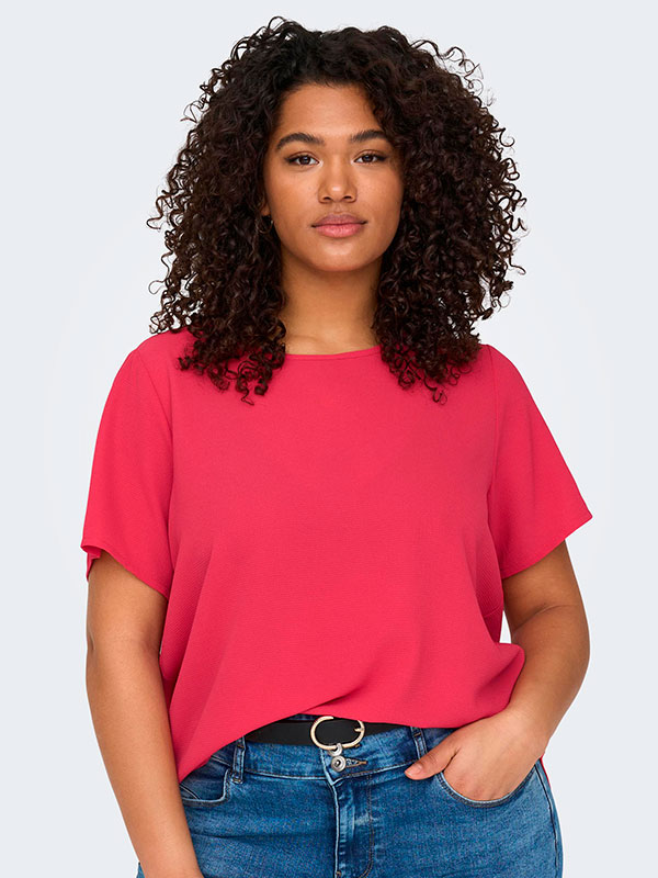CARVICA - Plus Size Bluse fra Only Carmakoma
