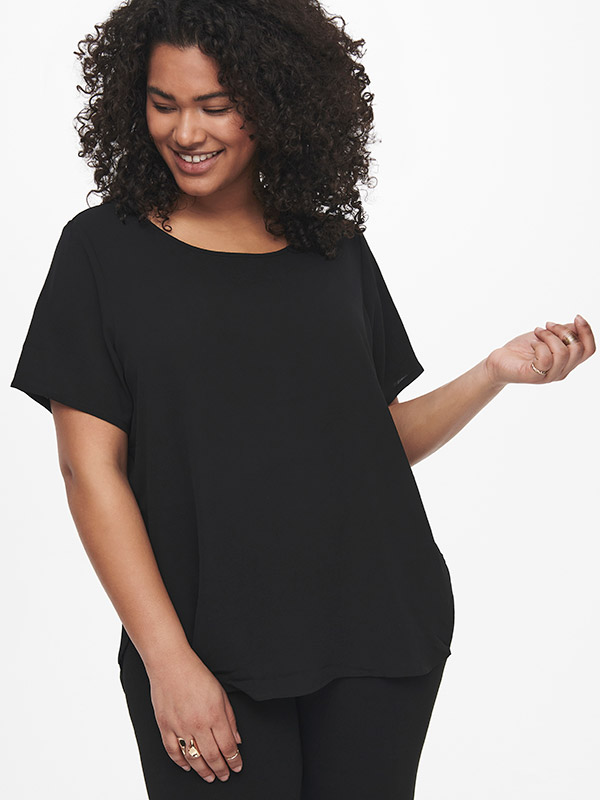 VICA - Plus Size T-skjorte fra Only Carmakoma