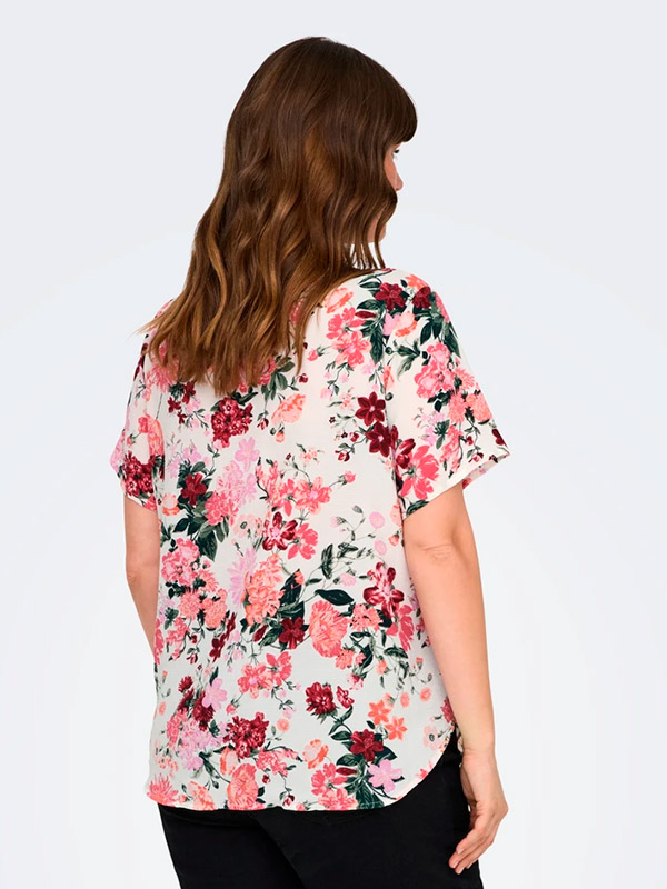 CARVICA - Plus Size Bluse fra Only Carmakoma
