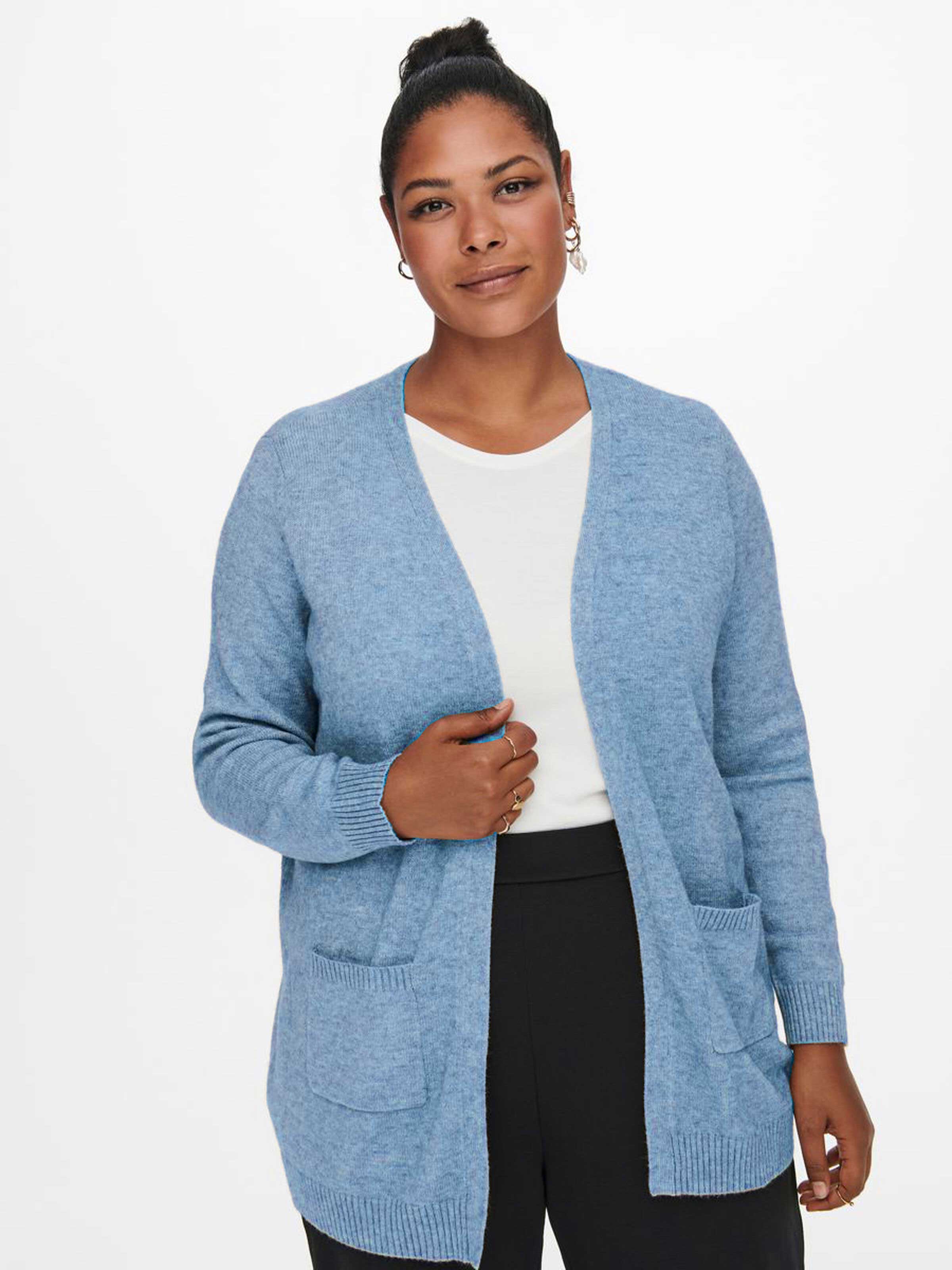 CARESLY - Plus Size Cardigan fra Only Carmakoma