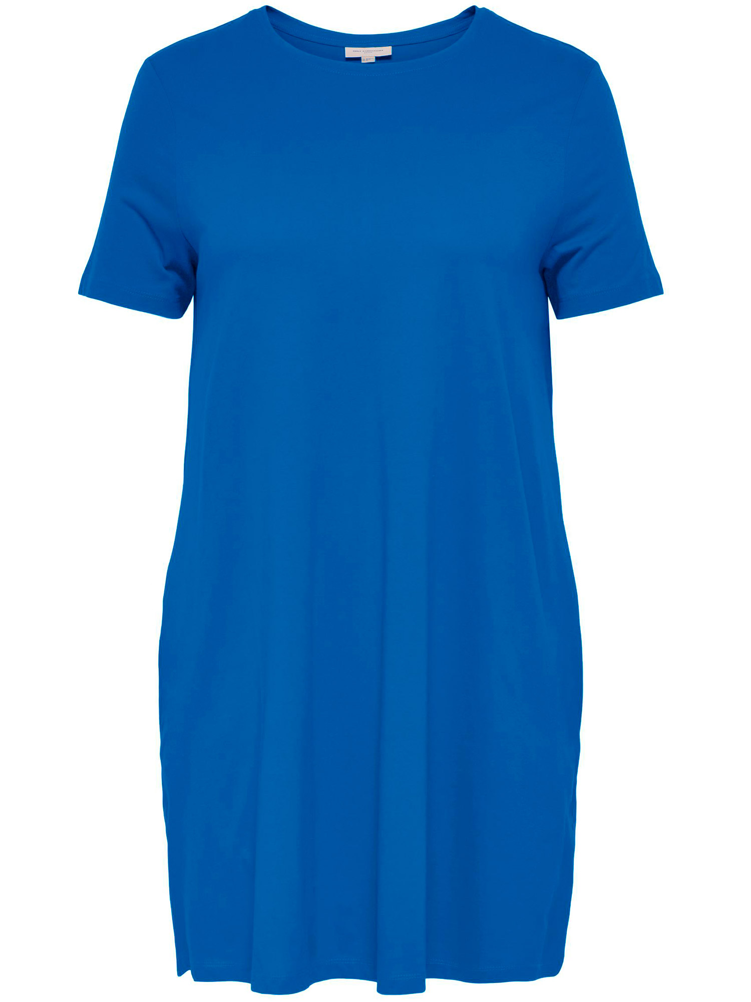 Carapril - Blå kjole i bomullsjersey fra Only Carmakoma