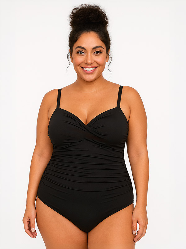 CARELLY - Plus Size Swimsuit fra Only Carmakoma