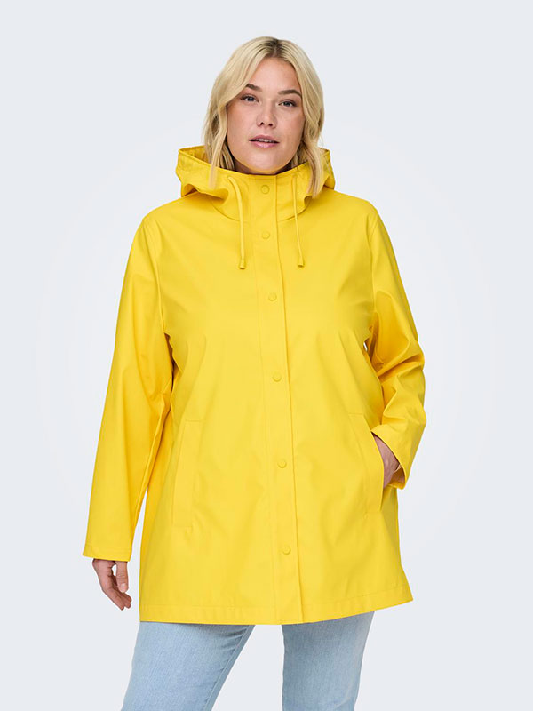 CARELLEN - Plus Size Raincoat fra Only Carmakoma
