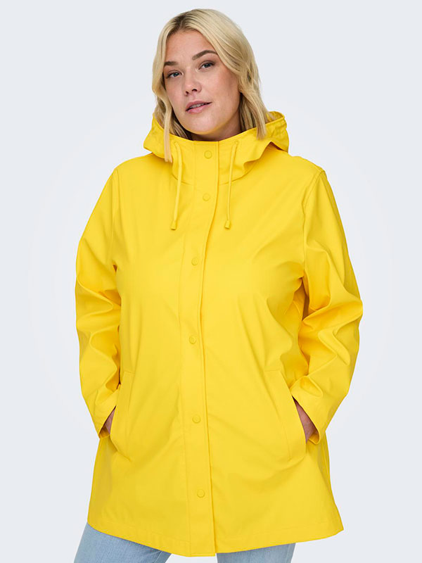 CARELLEN - Plus Size Raincoat fra Only Carmakoma