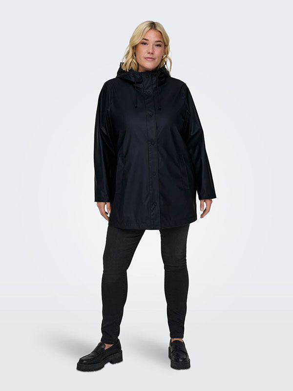 CARELLEN - Plus Size Raincoat fra Only Carmakoma