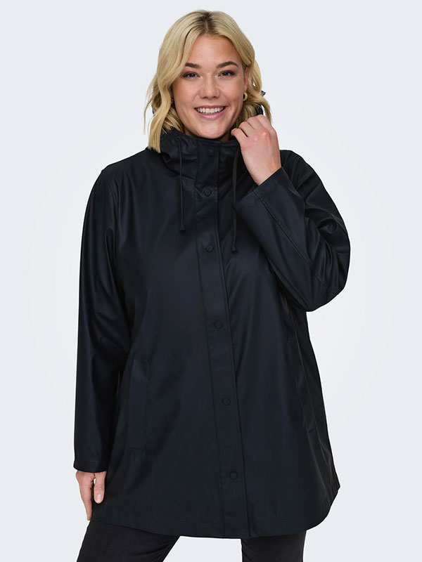 CARELLEN - Plus Size Raincoat fra Only Carmakoma