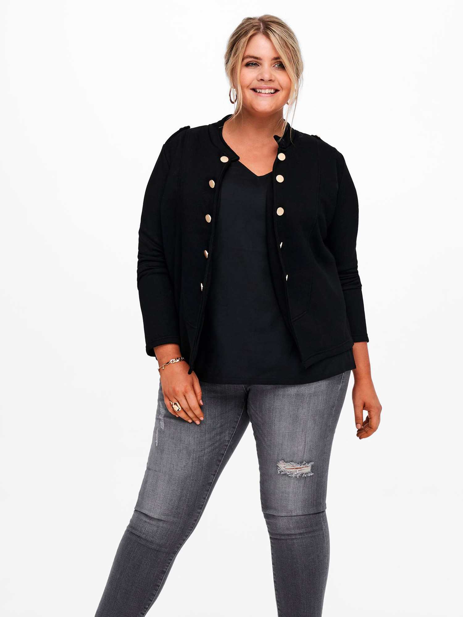 NETTE - Plus Size Blazer fra Only Carmakoma