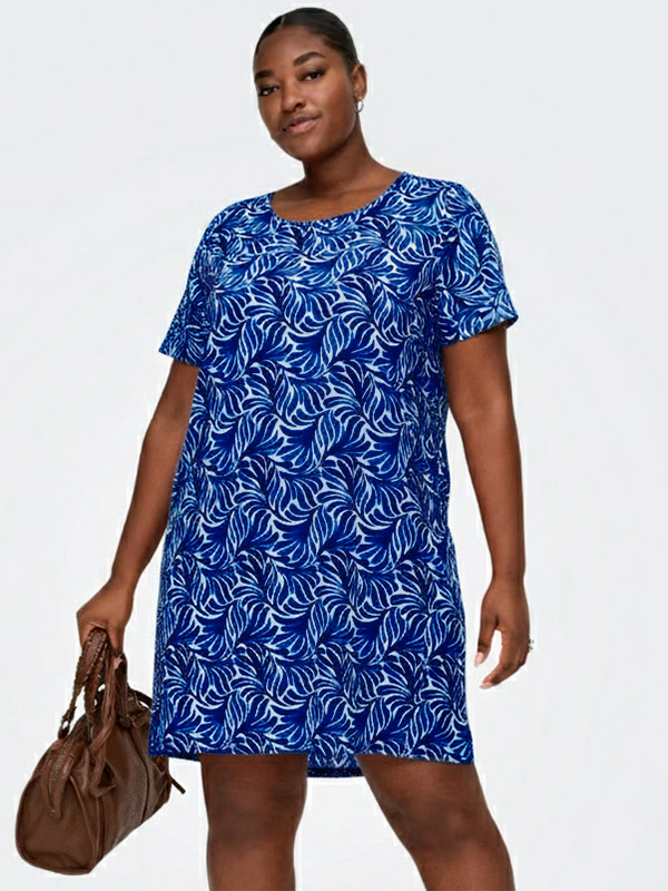 CARLUX - Plus Size Kjole fra Only Carmakoma