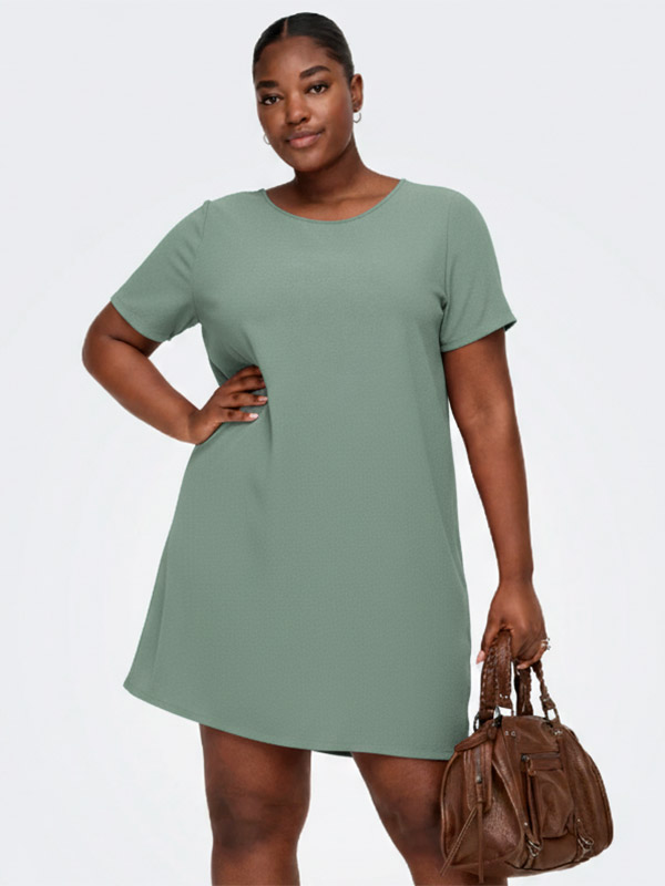 CARLUX - Plus Size Kjole fra Only Carmakoma