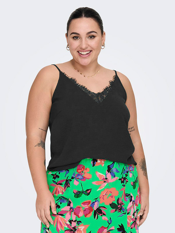 CARMETTA - Plus Size Topp fra Only Carmakoma