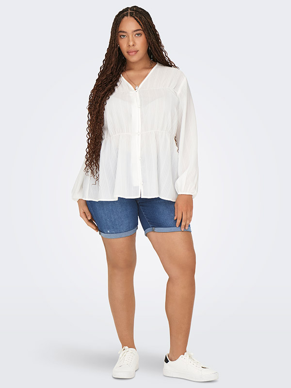 CARLAOLA - Plus Size Shorts fra Only Carmakoma