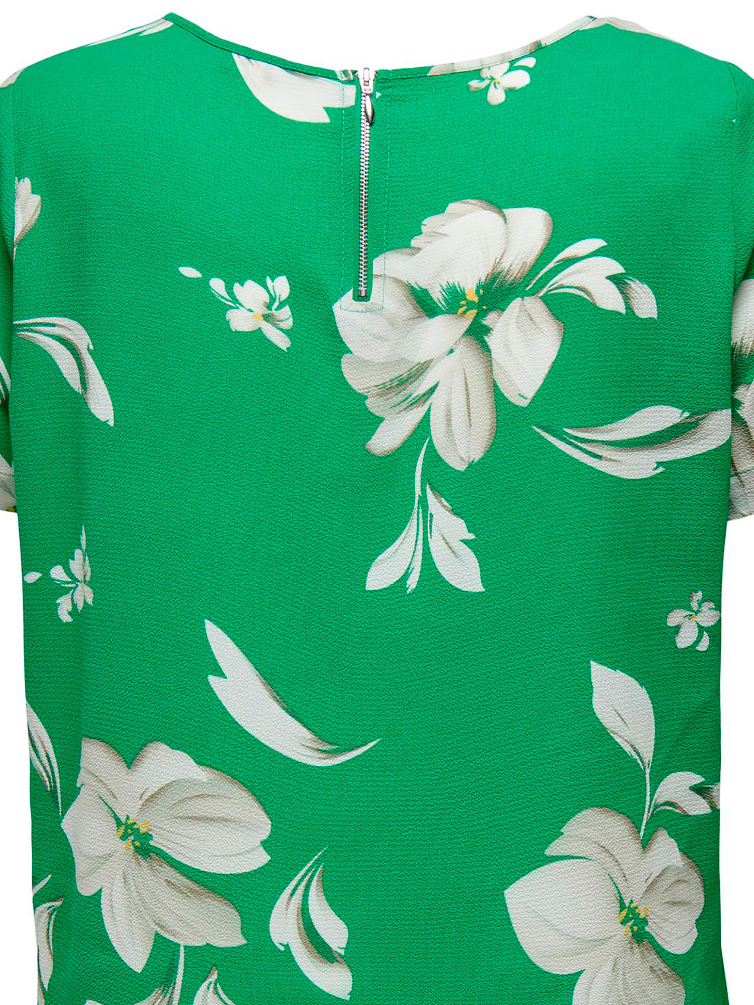 Carluxmille - Grønn kjole med flotte blomster fra Only Carmakoma
