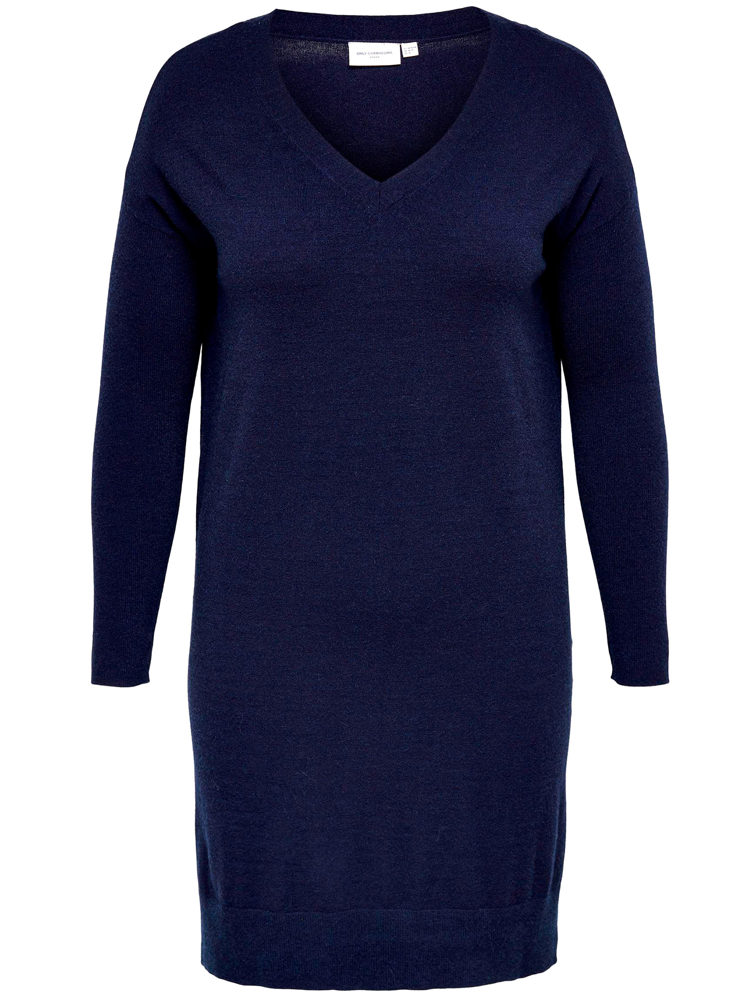 Car IBI - mørkeblå strikket kjole fra Only Carmakoma