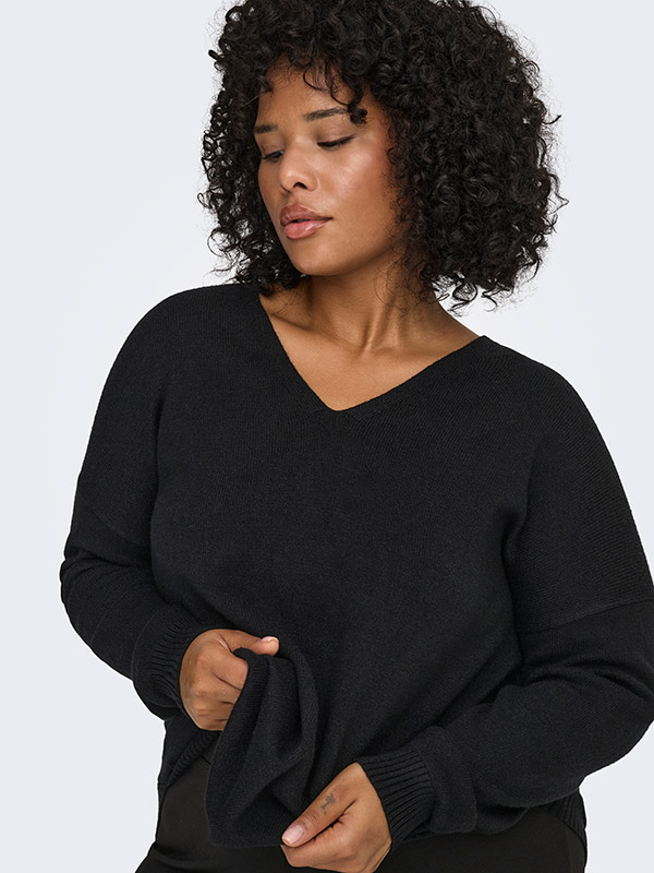 CARMARGARETA - Plus Size Genser fra Only Carmakoma