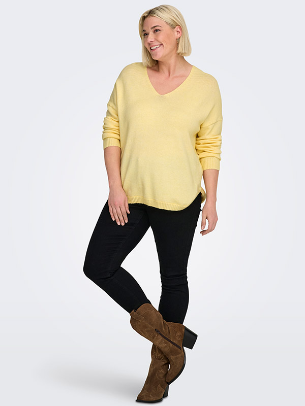 CARMARGARETA - Plus Size Genser fra Only Carmakoma