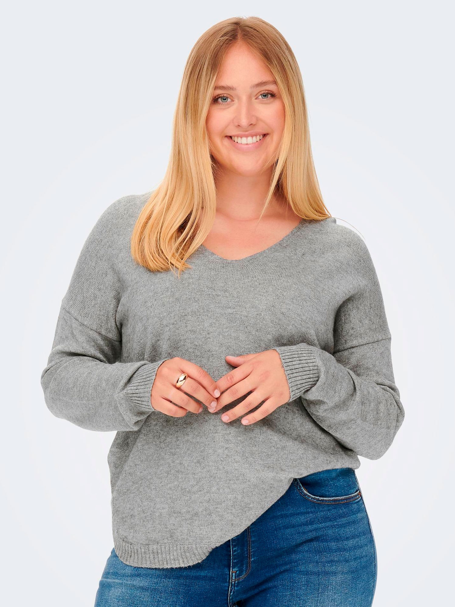 CARMARGARETA  - Plus Size Bluse fra Only Carmakoma