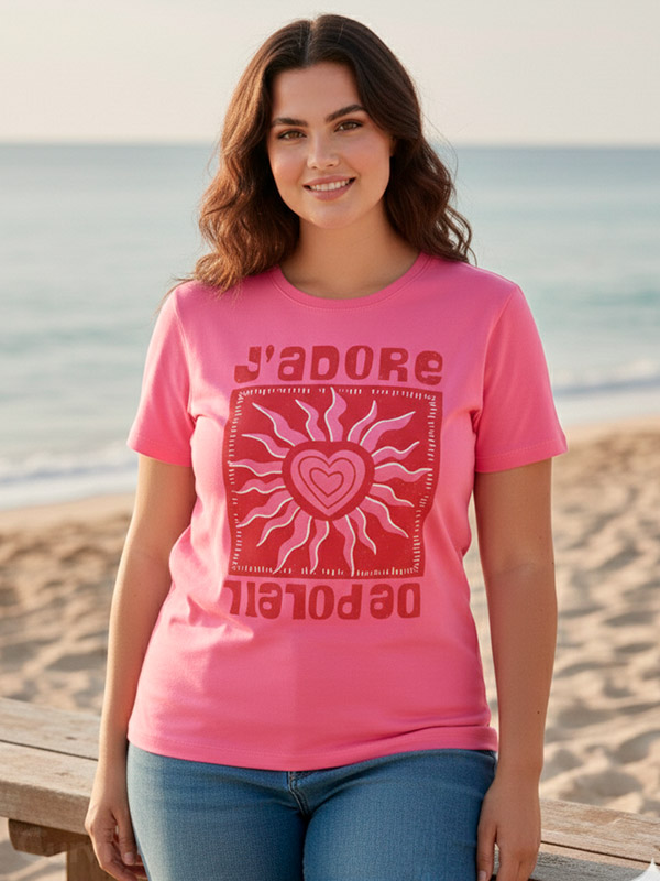 CARMIKO - Plus Size T-shirt fra Only Carmakoma