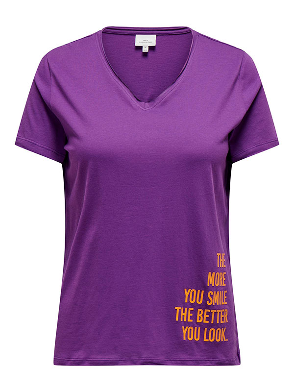 CARQUOTE - Plus Size T-shirt fra Only Carmakoma