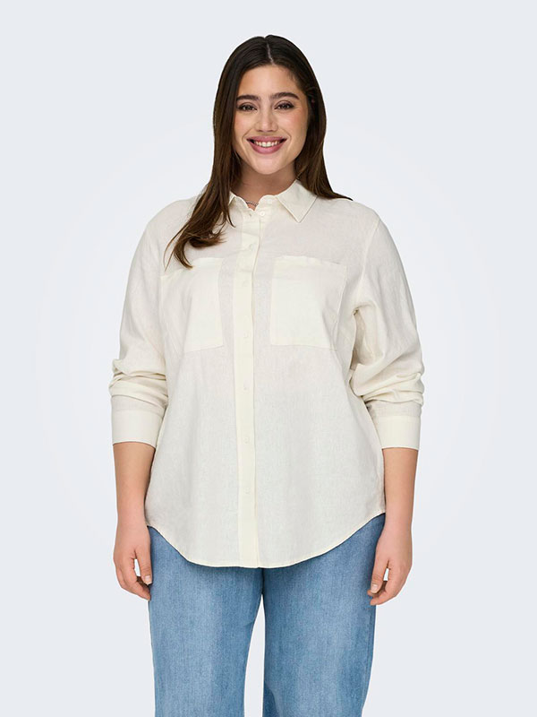 CARCARO - Plus Size Skjorte fra Only Carmakoma