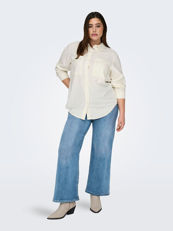 CARCARO - Plus Size Skjorte fra Only Carmakoma