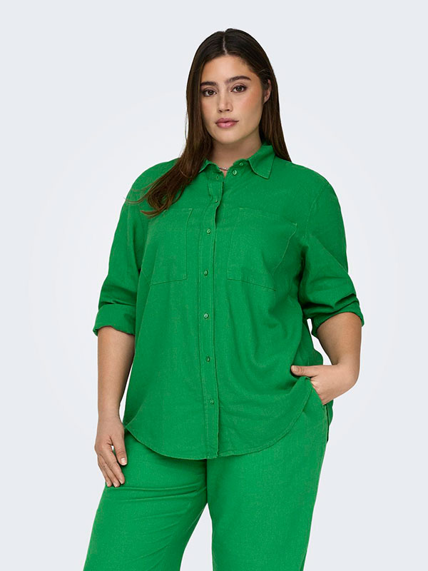 CARCARO - Plus Size Skjorte fra Only Carmakoma