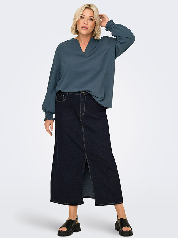CARMETTA - Plus Size Bluse fra Only Carmakoma