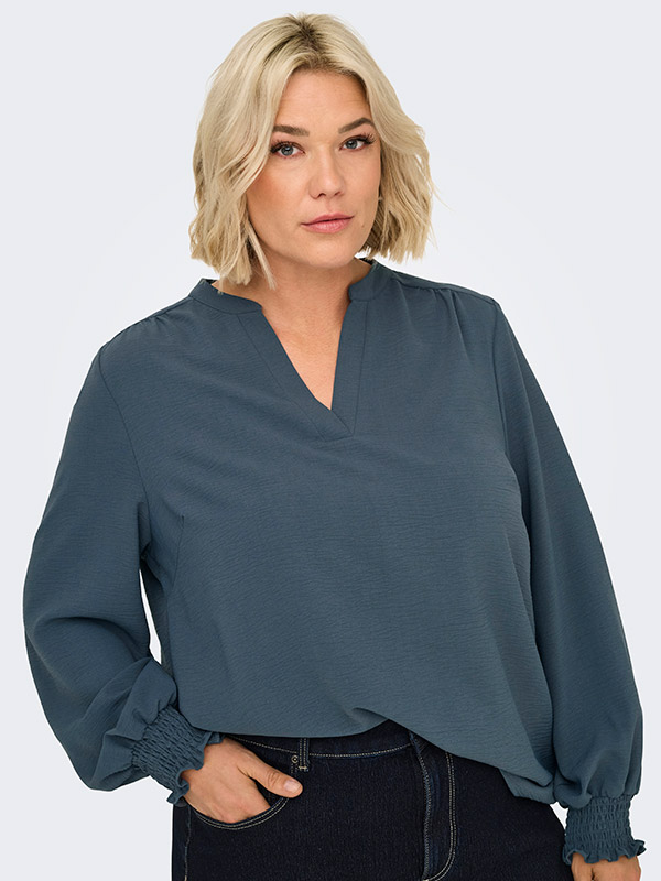 CARMETTA - Plus Size Bluse fra Only Carmakoma