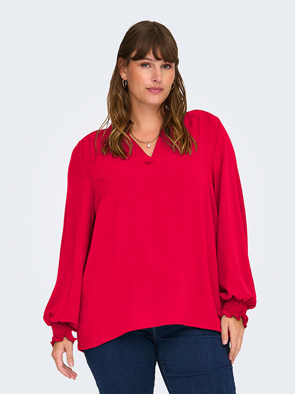 CARMETTA - Plus Size Bluse fra Only Carmakoma