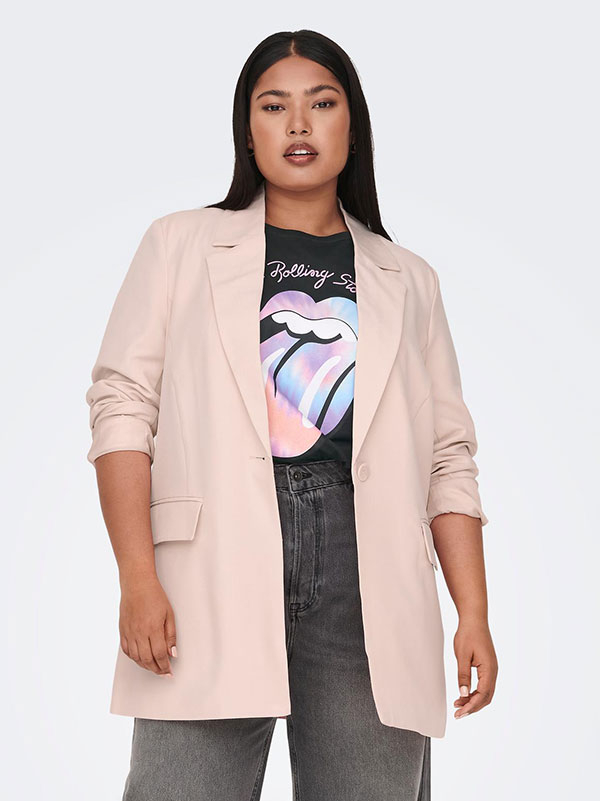 THEA - Rosa blazer fra Only Carmakoma