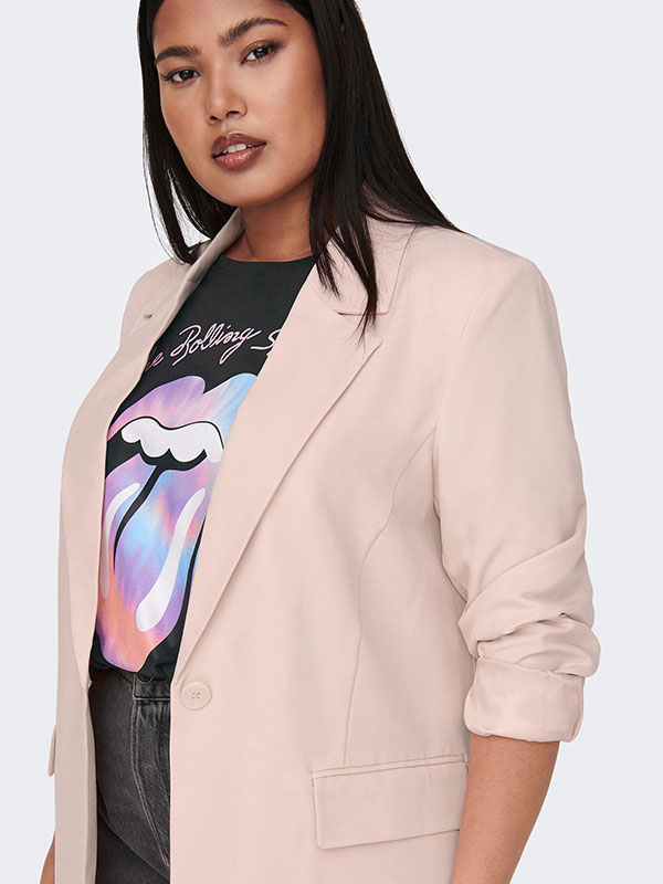 THEA - Rosa blazer fra Only Carmakoma