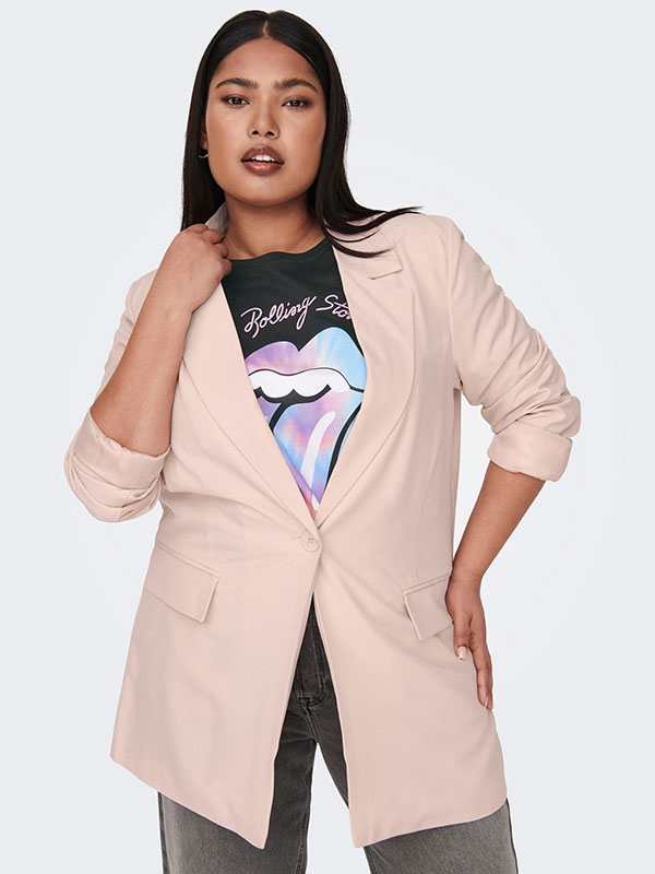 THEA - Rosa blazer fra Only Carmakoma