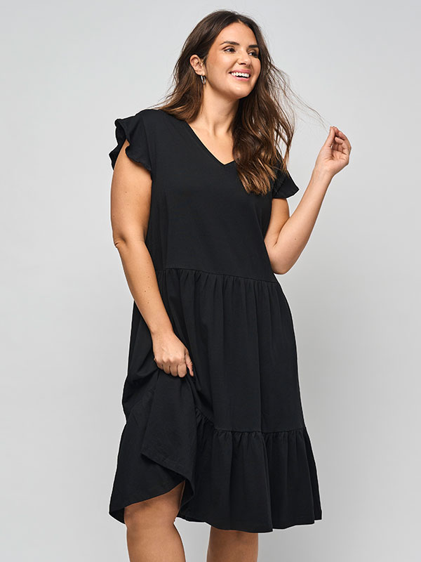CARMAY - Plus Size Kjole fra Only Carmakoma