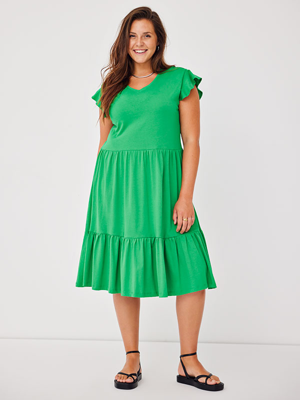 CARMAY - Plus Size Kjole fra Only Carmakoma