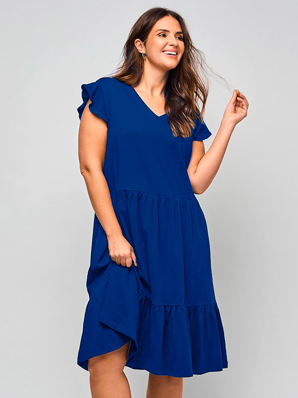CARMAY - Plus Size Kjole fra Only Carmakoma