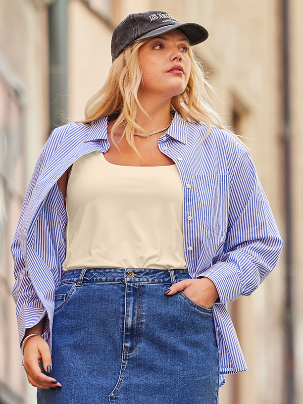 CAREA - Plus Size Topp fra Only Carmakoma