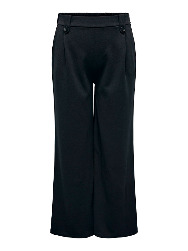 ANNA - Svarte bukser med stretch fra Only Carmakoma
