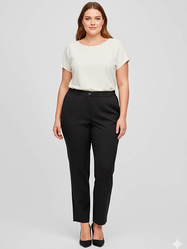 CARTHEA - Plus Size Bukser fra Only Carmakoma